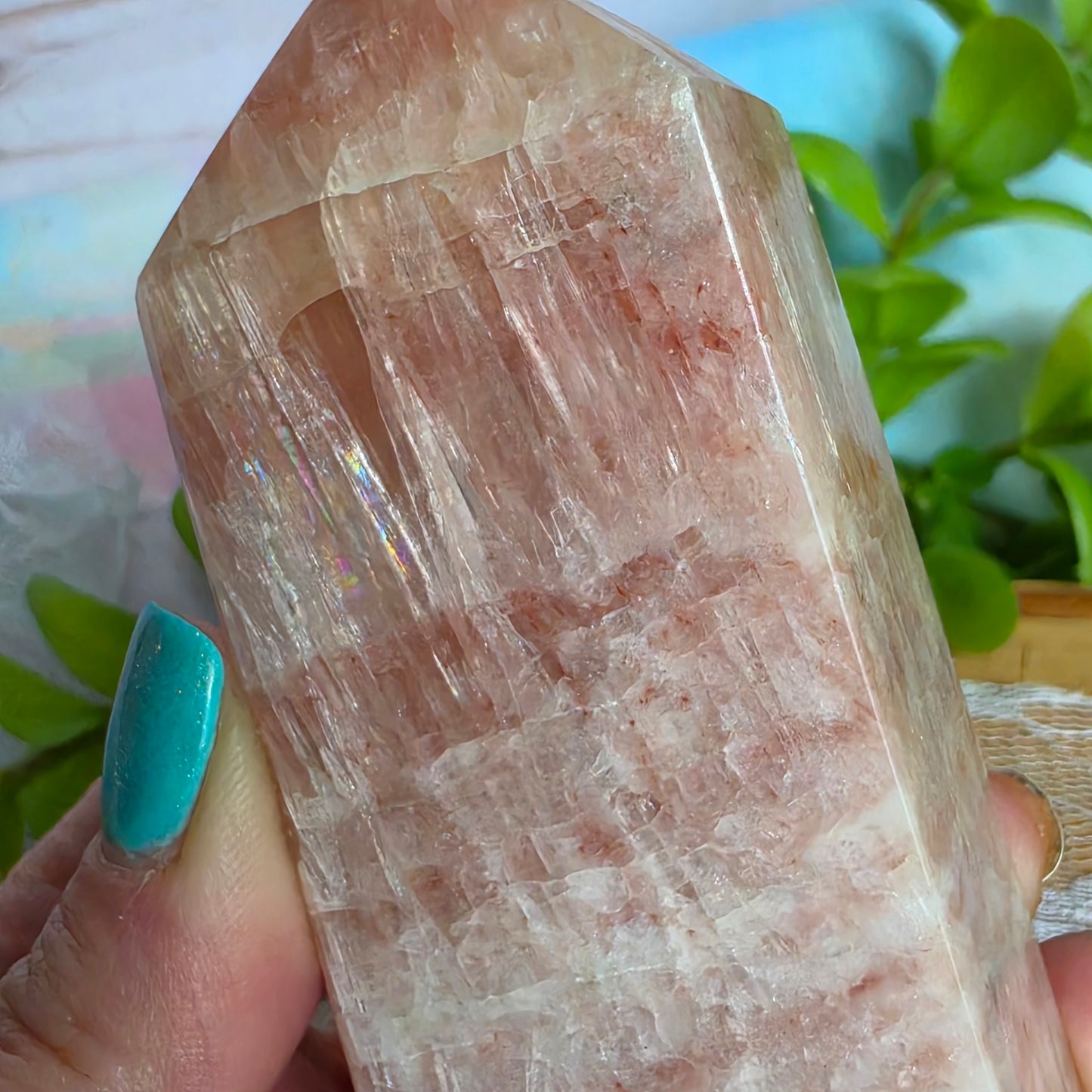 Pink Calcite Tower B
