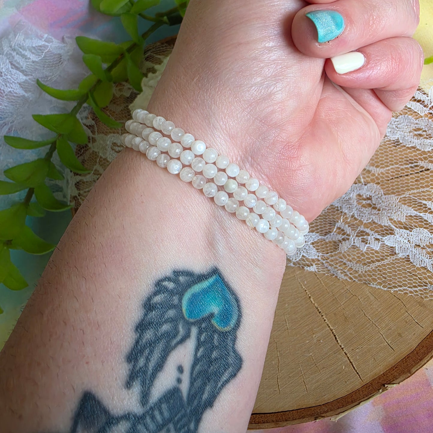 Moonstone Stretchy Bracelet