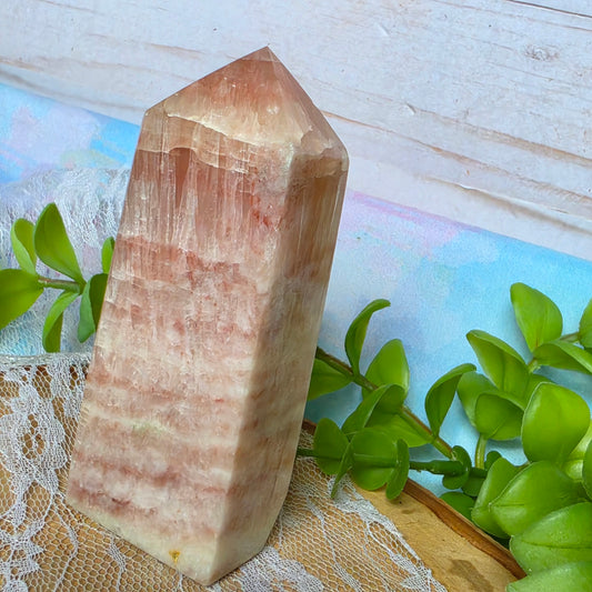 Pink Calcite Tower B