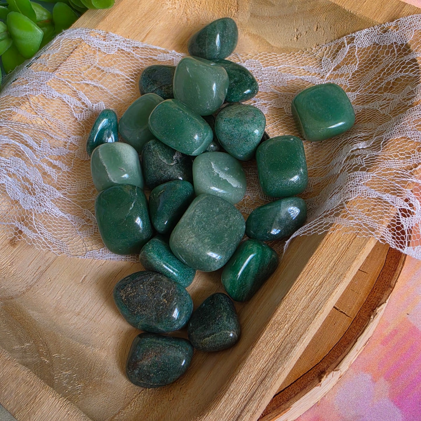 Green Aventrine Tumbles