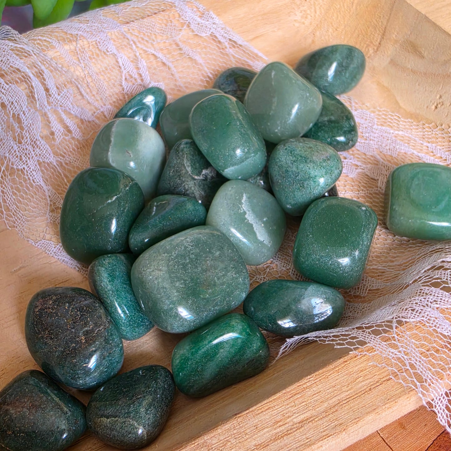 Green Aventrine Tumbles