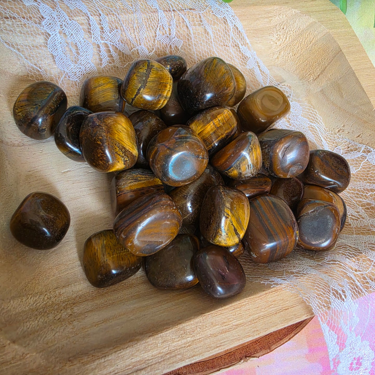 Tigers Eye Tumbles