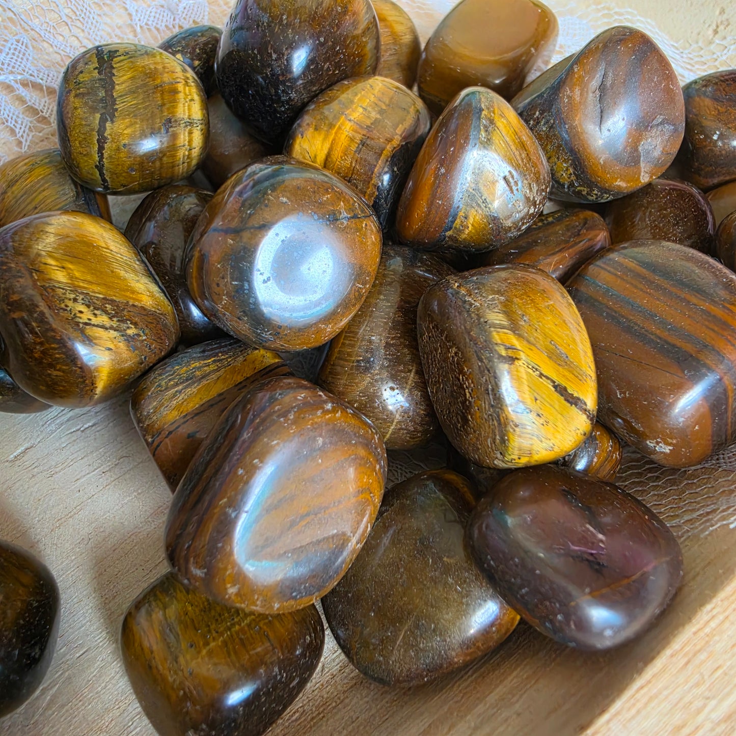 Tigers Eye Tumbles