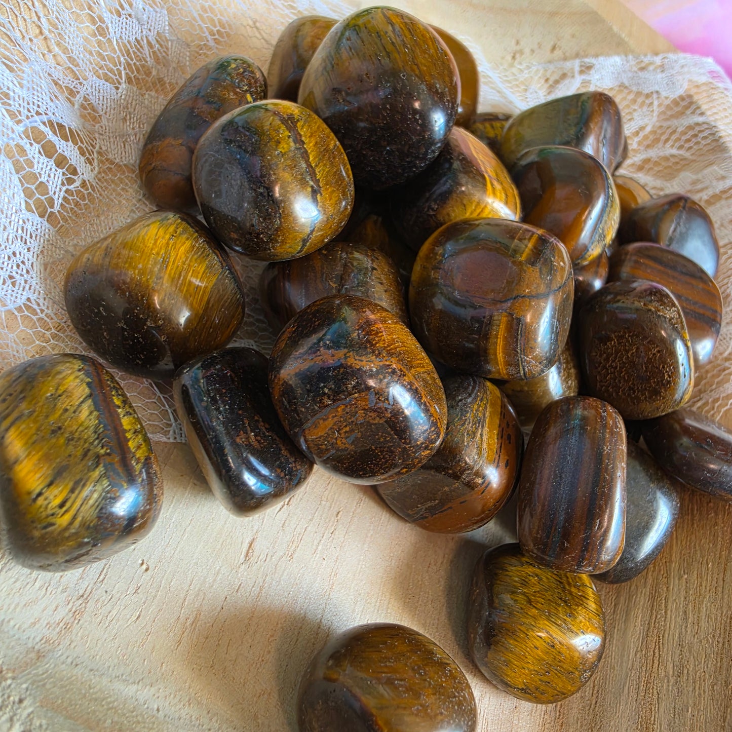 Tigers Eye Tumbles