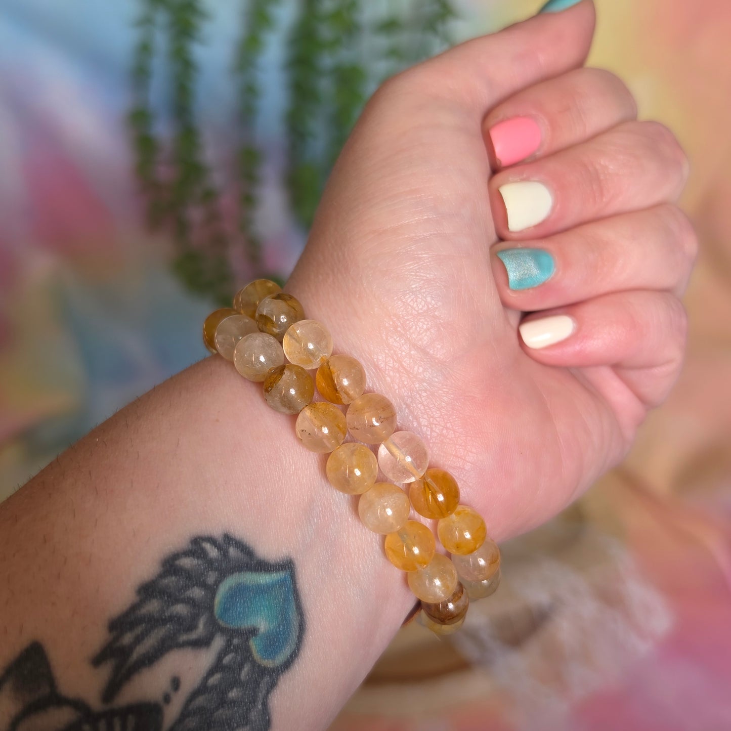 Hematoid Quartz Bracelet