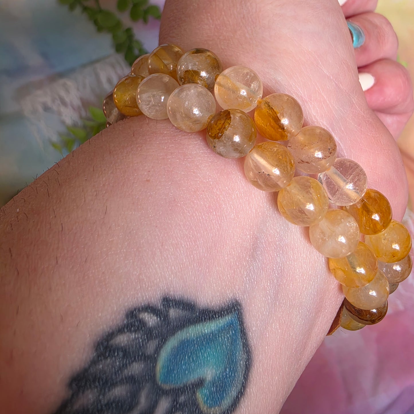 Hematoid Quartz Bracelet