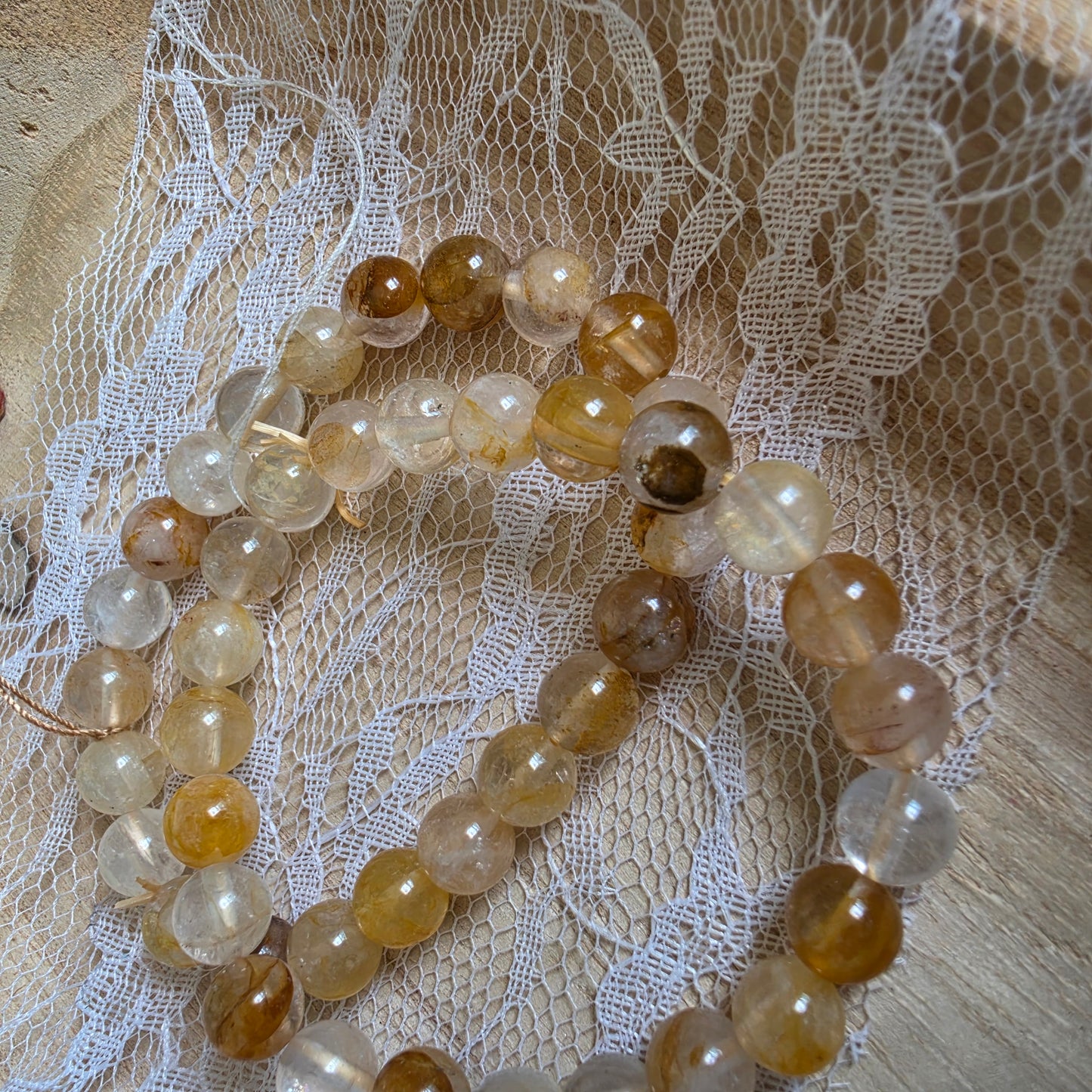 Hematoid Quartz Bracelet