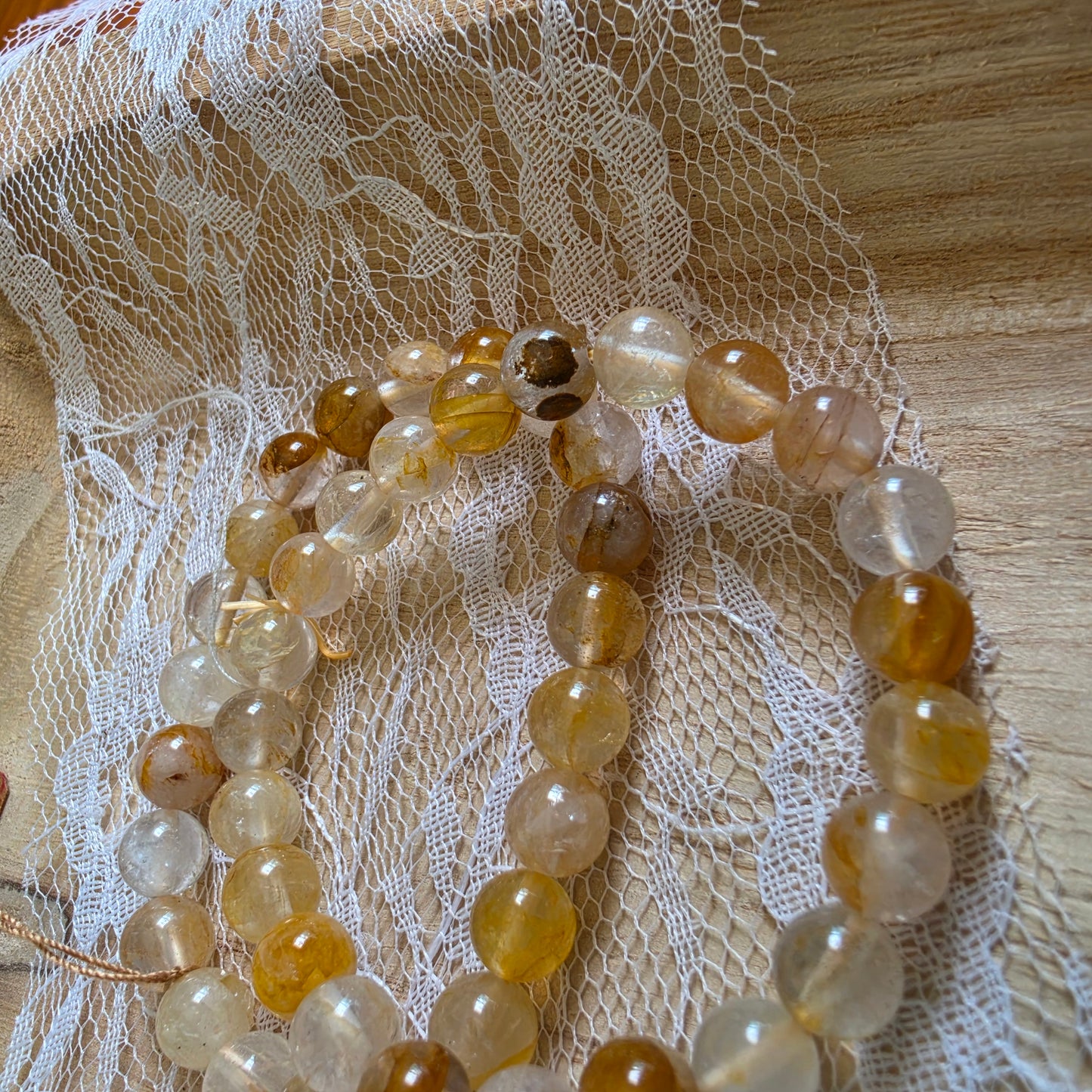 Hematoid Quartz Bracelet